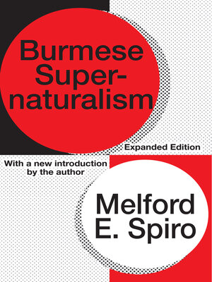 cover image of Burmese Supernaturalism